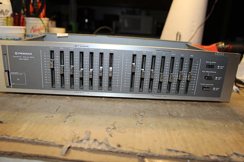 Restored Pioneer SG-550 7 Band Graphic Equalizer (12)  			