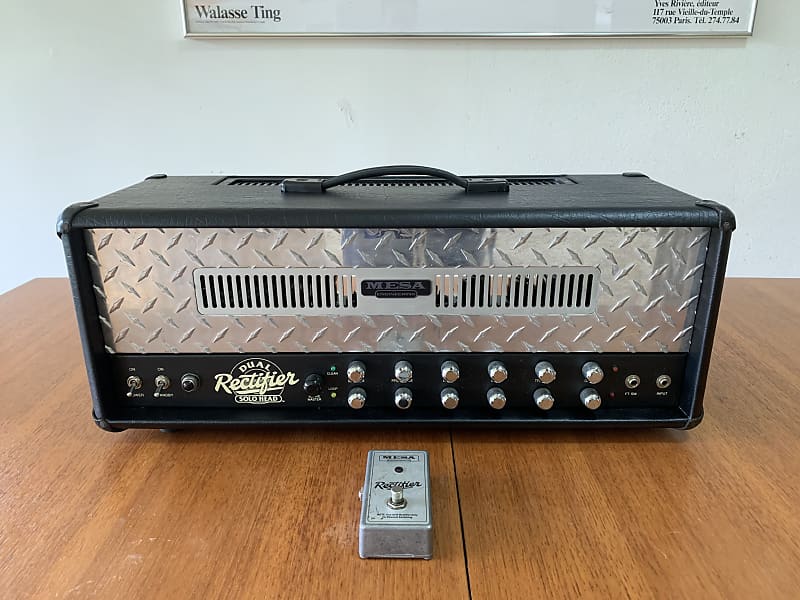 Mesa Boogie Dual Rectifier Solo Head 2-Channel 100-Watt Guitar Amp Head  1992 - 2000