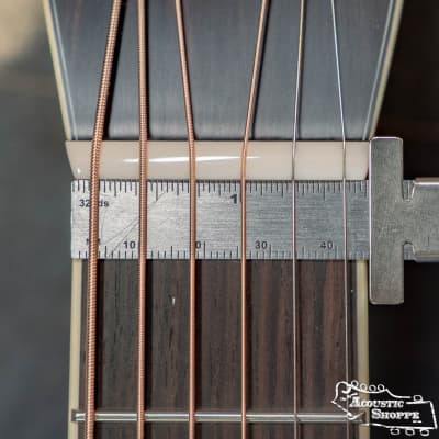 (Floor Model w/ Full Warranty) Preston Thompson Custom Shop OOOO-CWJMS Sitka/Figured Maple Acoustic Guitar #1404 image 12
