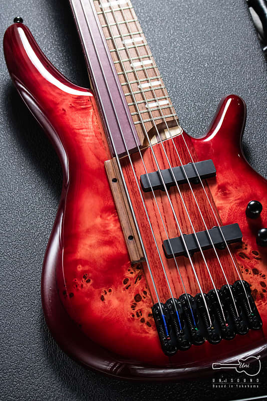 ベース Ibanez SRAS7-RSG The Ibanez SRAS7 RSG Ashula Hybrid Bass Guitar