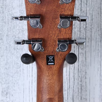 Washburn D10SCE Dreadnought Cutaway Acoustic Electric Guitar Solid Top Natural image 14