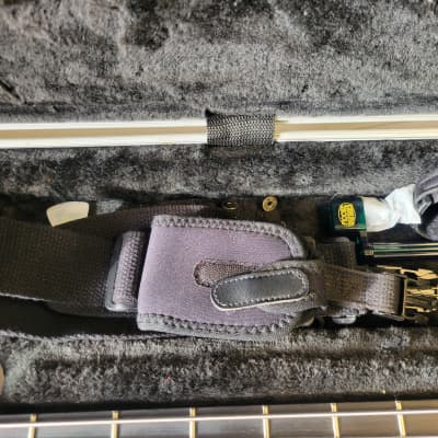Ernie Ball Music Man Stingray 2017 - Stealth Black / Custom Jason Voorhees Paintjob image 19