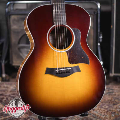 Taylor 214e-SB DLX Acoustic/Electric Guitar with Deluxe Hardshell Case - Demo image 1