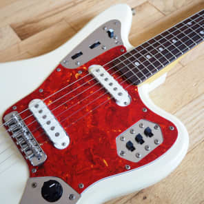 1994 Fender Jaguar '62 Vintage RI Electric Guitar JG66 Olympic White Japan MIJ image 6