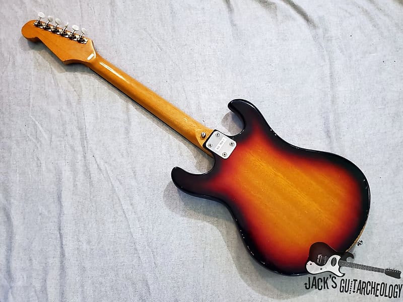 Teisco EG-302-I MIJ Goldfoil Electric Guitar (1960s, Suburst
