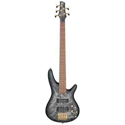 Ibanez SR305EDXBZM SR Standard 5 String Electric Bass - Black Ice Frozen Matte for sale