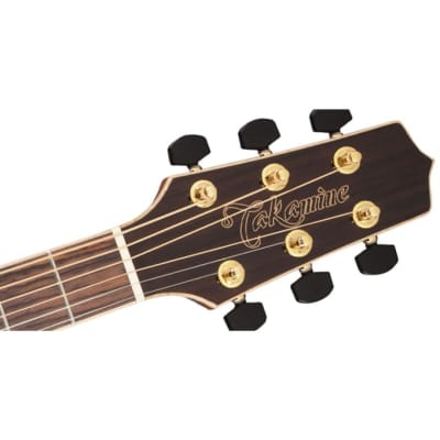 Takamine GY93-NAT New Yorker 6-String Right-Handed Acoustic Guitar with Solid Spruce Top, Maple Body, Mahogany Neck, and Laurel Fingerboard (Natural) image 6