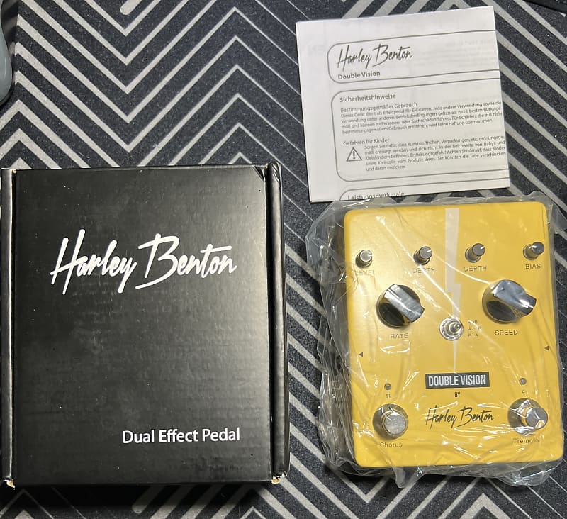 Harley Benton Double Vision Chorus & Tremolo Pedal 2024 Reverb
