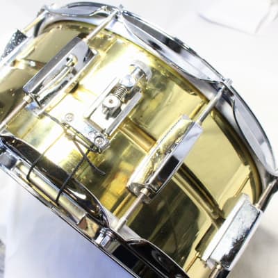 YAMAHA SD965BS 14x6.5 Brass Model Yamaha Brass Snare [08/18] | Reverb