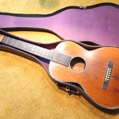 Vintage 1930s PRE War Regal Acoustic Guitar Finest Woods Victoria Case Martin Washburn Ditson Lakesi image 2