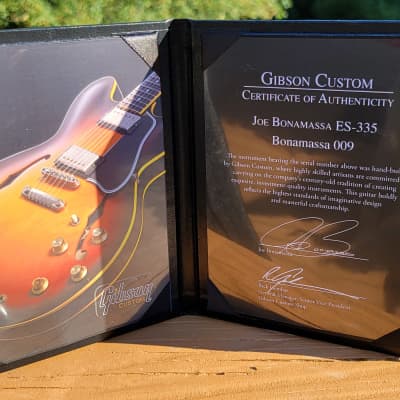 Gibson Joe Bonamassa Custom ES 335 2012 - Sunburst image 12