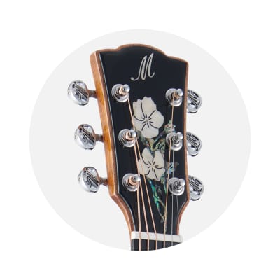 Merida Extrema A18GAC  Acoustic Guitar Flower version image 3
