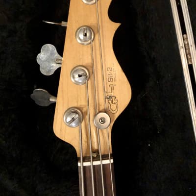 G&L SB-2 USA PJ Bass Vintage 1992 Blueburst w Original Case image 4
