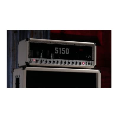 EVH 2257400410 5150 Iconic Series 80W Amplifier Head with Green and Red Channels, Noise Gate Control and 2-Button Footswitch (Ivory) image 10