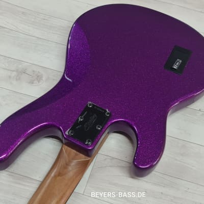 Sterling by Music Man StingRay Ray34 H, Purple Sparkle image 8