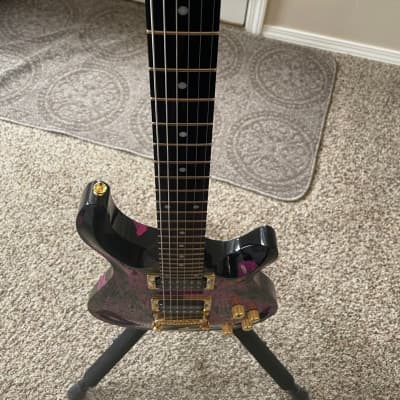 Bunker Guitars Custom David Lawrence 2017 - Red-Maroon and Black Swirl image 22
