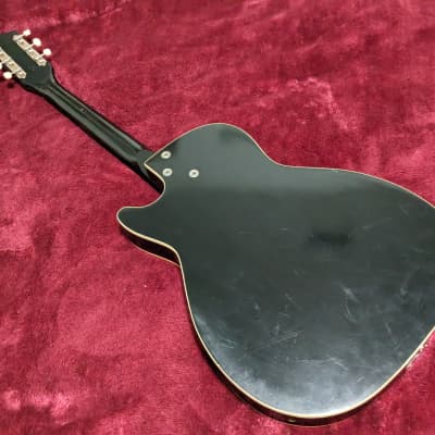 Harmony/Silvertone Stratotone Project - Stamped S-61 - Black image 17