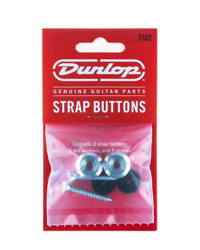 Dunlop 7102 Strap Button Set (2) image 1
