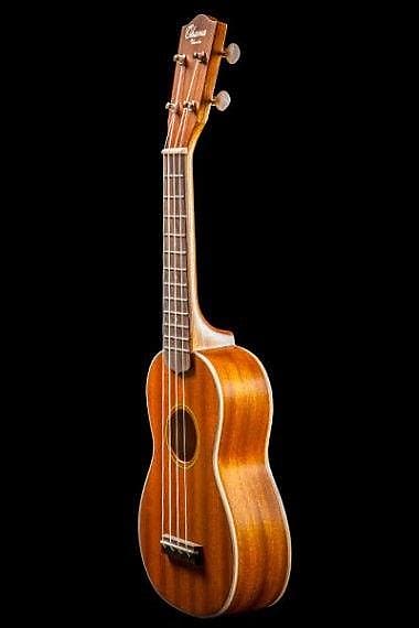 Ohana Model SK-20 Soprano Size Solid Top Mahogany Ukulele with Gig Bag + -  BLEM