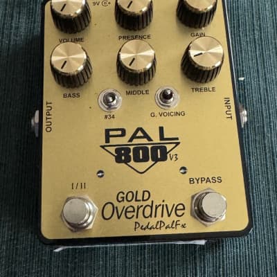 Reverb.com listing, price, conditions, and images for pedalpalfx-800-gold-overdrive-v3