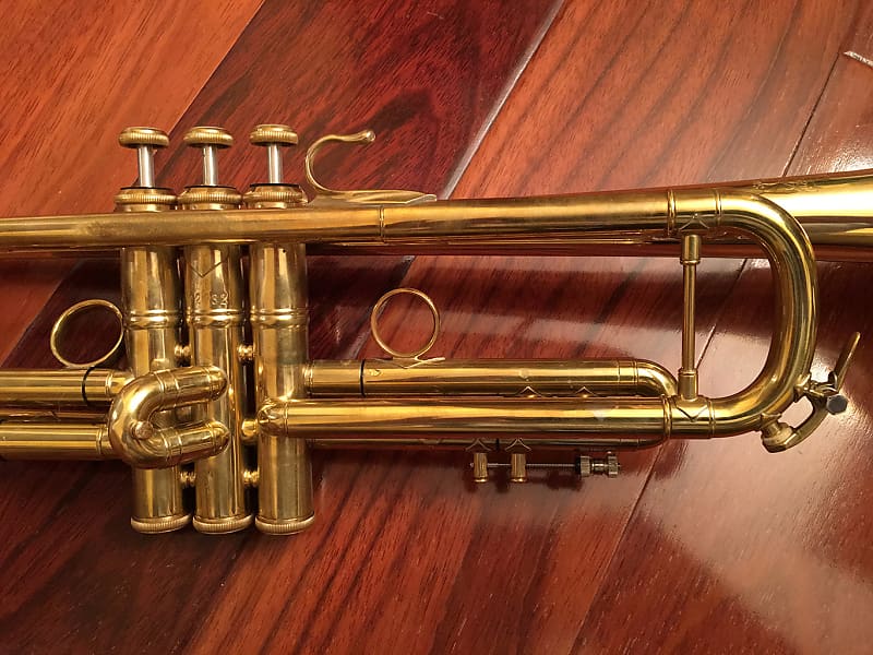 Bach Stradivarius Bb Trumpet 65 bell 43 lead pipe raw brass built in the 1970s