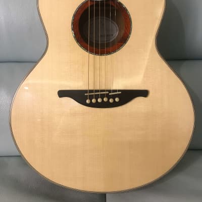 Hsienmo 38' S50  Solid German Spruce Top Solid African Mahogany back&sides with hardcase image 1