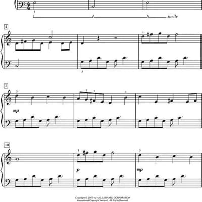 Easy Hymn Solos - Level 3 - 10 Stylish Arrangements image 5