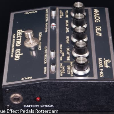 Pearl F-605 Electro Echo Analog Delay with MN3005 BBD s/n 512719 early 80's  as used by the Mad Professor ( Studio 1 recordings ) image 7