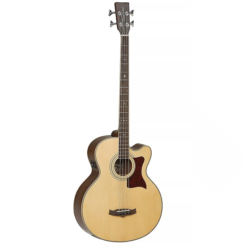 Tanglewood TW155 A/Bass Premier Solid Sitka Spruce/Mahogany Super Jumbo Acoustic Bass with Electronics image 1