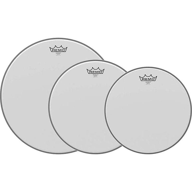 Remo Emperor Coated Tom Drum Head Pack 12/13/16 Reverb