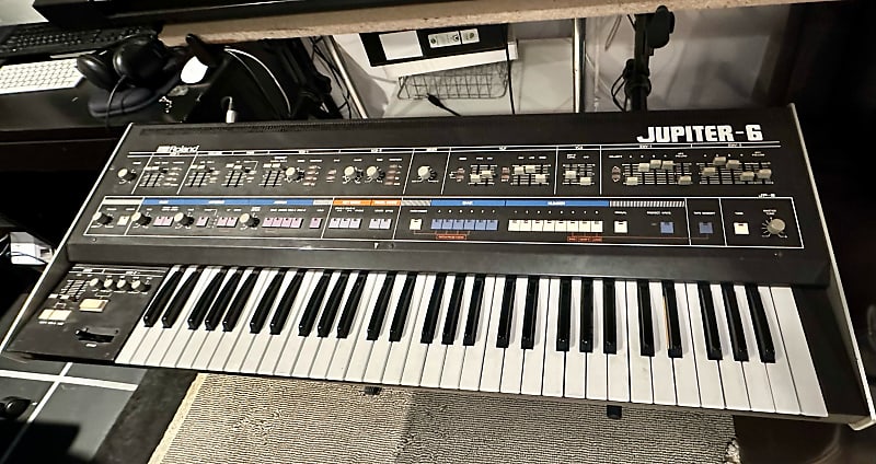 Roland Jupiter 6 61-Key Synthesizer with Europa Mod and soft case REDUCED!! image 1