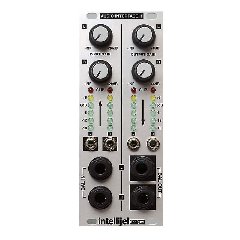 Intellijel Audio Interface II Dual Balanced Level Shifter Eurorack 