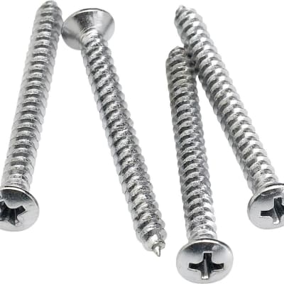 Fender Neck Mounting Screws Chrome Free 2 Day Shipping image 1