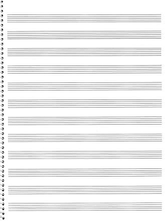 75. Spiral Book: 12-stave Passantino Manuscript Paper | Reverb