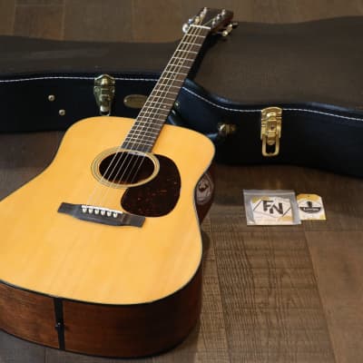 2021 Martin D-18 Reimagined Natural Acoustic Guitar + OHSC image 1