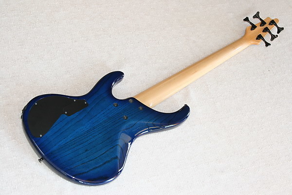 Bossa OB-5 Electric bass Trans Blue | Reverb Bossa OB-5 Electric bass Trans Blue | Reverb