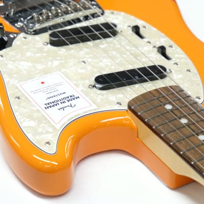 Fender Made in Japan 2021 Collection Traditional 60s Mustang SN:4804 ≒3.10kg 2021 Competition Orange image 5