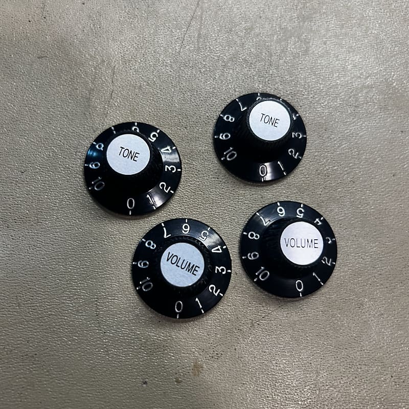 Fender Witch hat knobs 2000’s Black Reverb