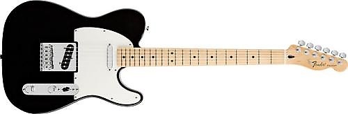 Fender Standard Telecaster Electric Guitar (Black) image 1