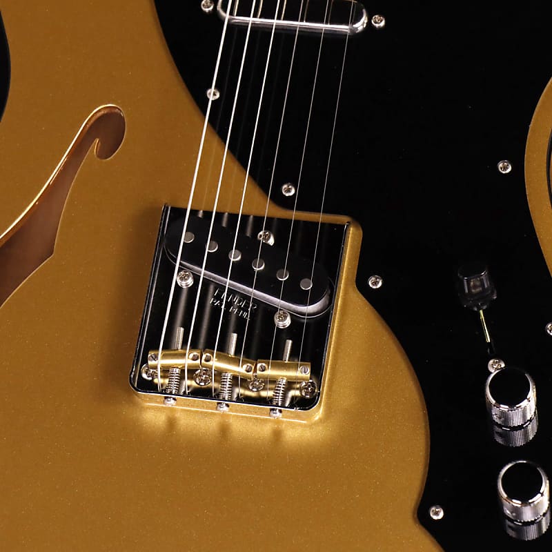 Fender Limited Run Hybrid II Telacaster Thinline Gold Top | Reverb UK