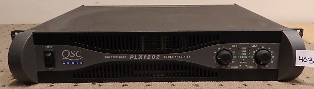QSC PLX1202 パワーアンプ QSC PLX1202 2-Channel Power Amplifier CG009JT