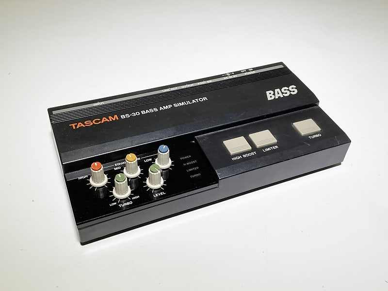 ベース TASCAM BS-30 BASS AMP SIMULATOR TASCAM BS-30 Analog Bass Amp Simulator | Reverb