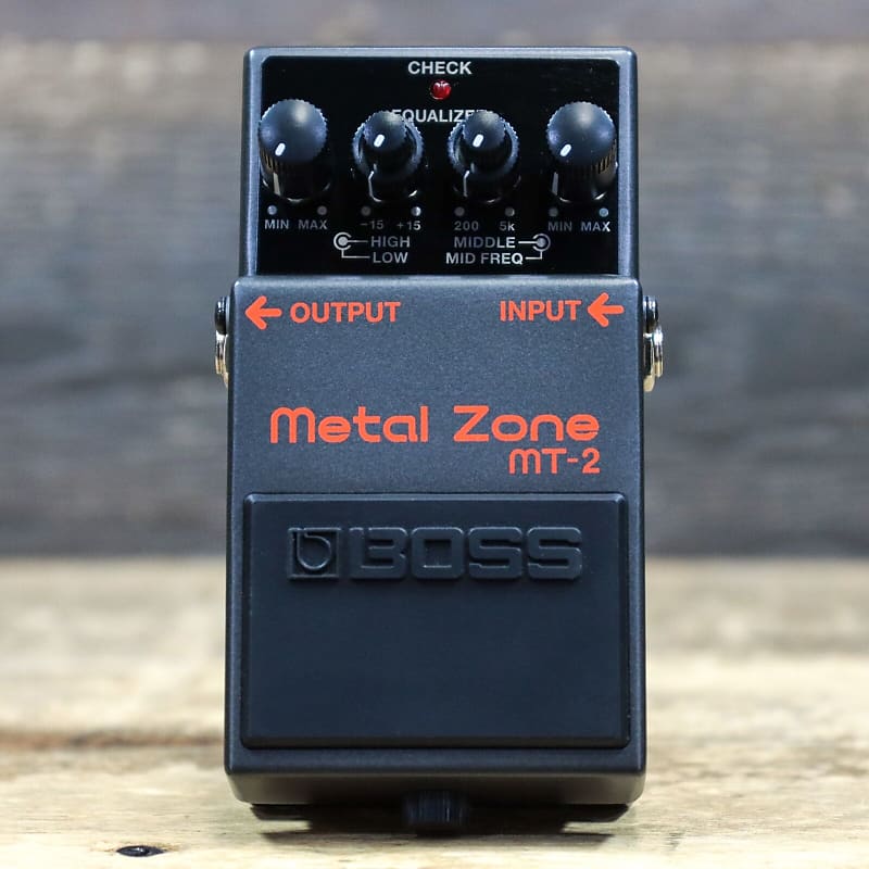 Boss MT-2 Metal Zone Distortion 3-Band EQ Wide Range Distortion Effect Pedal image 1