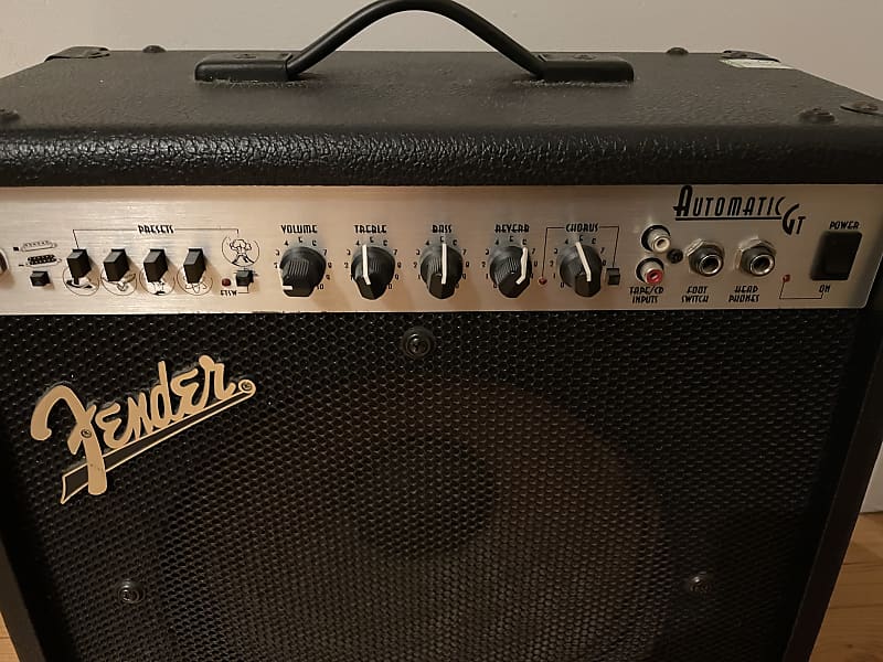 Fender Automatic GT Amplifier Black/Silver Reverb UK