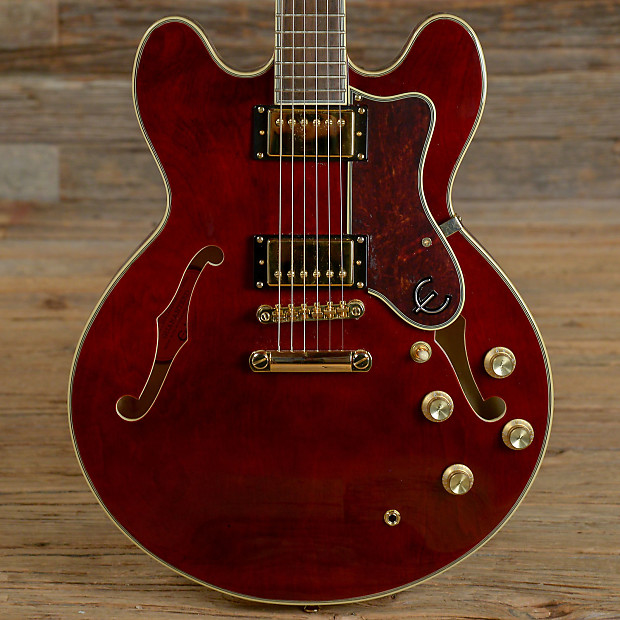 Epiphone Sheraton II Pro Wine Red 2016 (s525) | Reverb