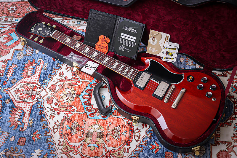 GIBSON USA Custom Shop '61 Les Paul SG VOS Standard Reissue " Faded Cherry + Rosewood" (2006) image 1