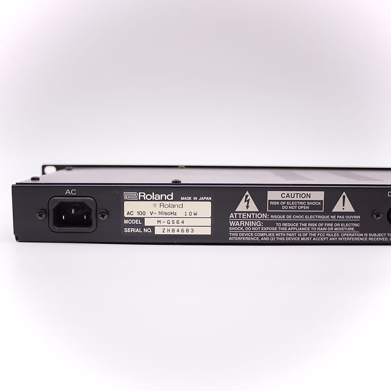 Roland M-GS64 64 Voice Module Sound Expansion Made in Japan Roland M-GS64 64 Voice Module Sound Expansion Made in Japan