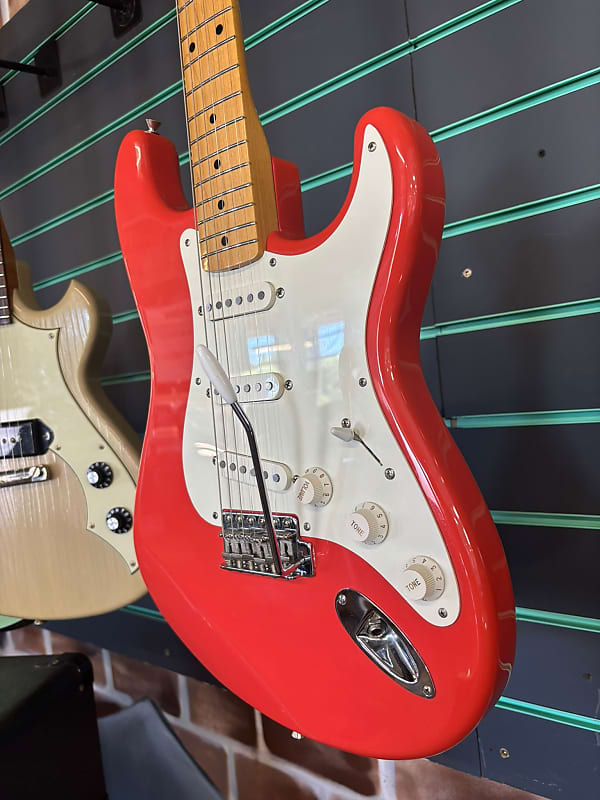 1999 Fender Hank Marvin Stratocaster, Fiesta Red, Made In