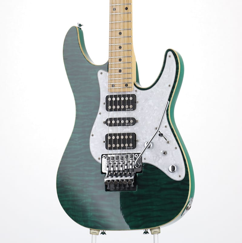 SCHECTER SD II 24 AS See thru Green (S/N:SA090) (06/12)