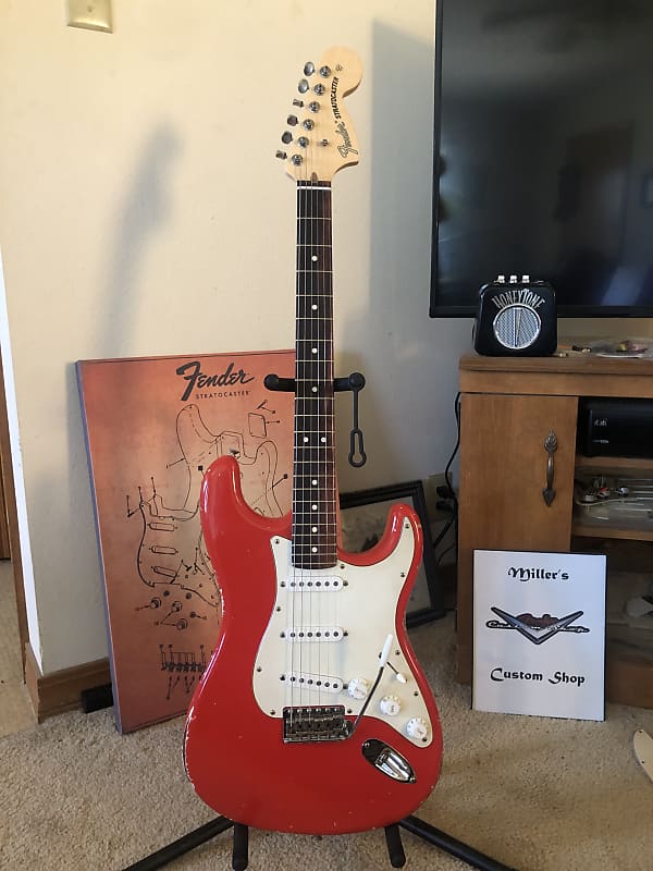 Fender/Wildwood  Stratocaster Fiesta Red Relic image 1